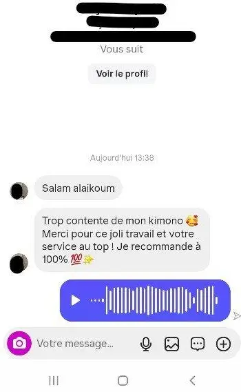 Photos de nos clientes — Rawaa